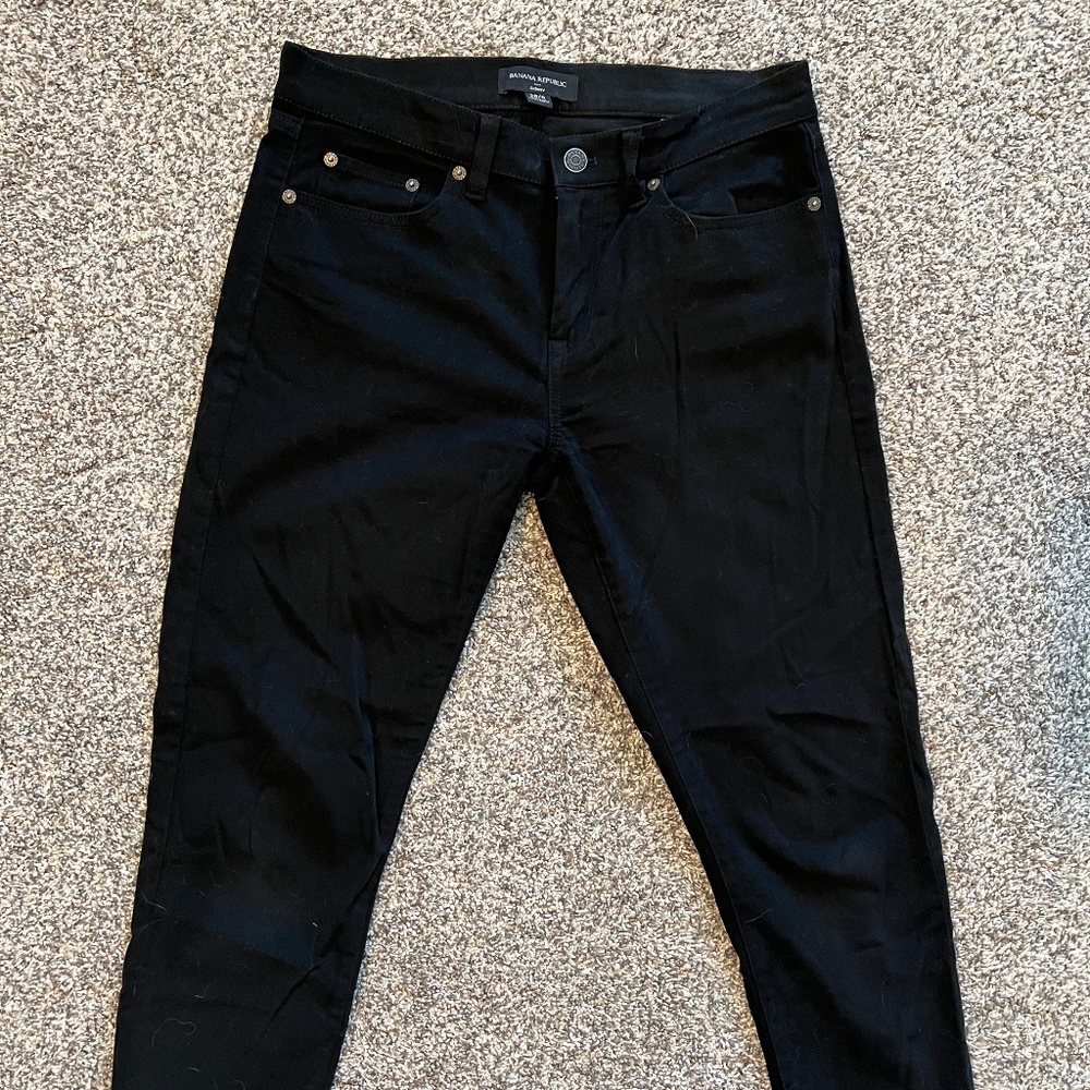 Banana Republic women’s black skinny jeans size 6